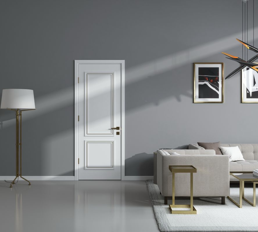 Portes intérieures en bois à ouverture latérale contemporaine pour les chambres intérieures populaires