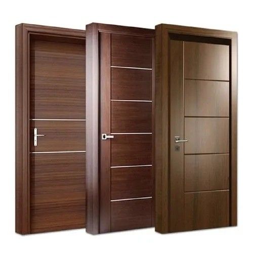 Porte en bois d'intérieur personnalisée Design moderne Porte de chambre en bois de luxe pour améliorer la chambre à coucher