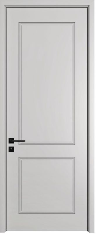 Porte en bois d'intérieur personnalisée Design moderne Porte de chambre en bois de luxe pour améliorer la chambre à coucher