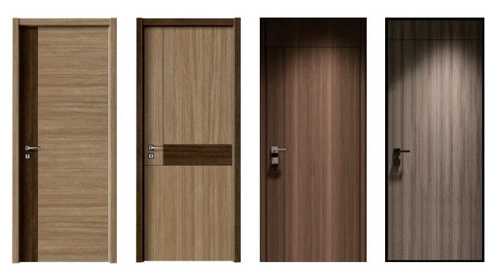 Portes intérieures en MDF polymère pour chambre à coucher 2022 YALIG Luxe Portes imperméables sur mesure