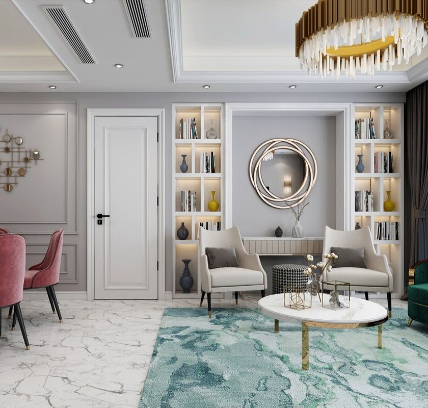 Portes intérieures personnalisées de luxe à ouverture latérale de style contemporain