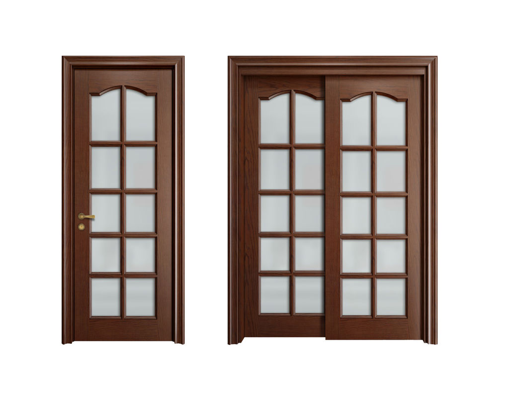 En bois massif en MDF, placage YALIG imperméable à l'eau, porte d'intérieur en bois personnalisée, portes intérieures de design moderne.