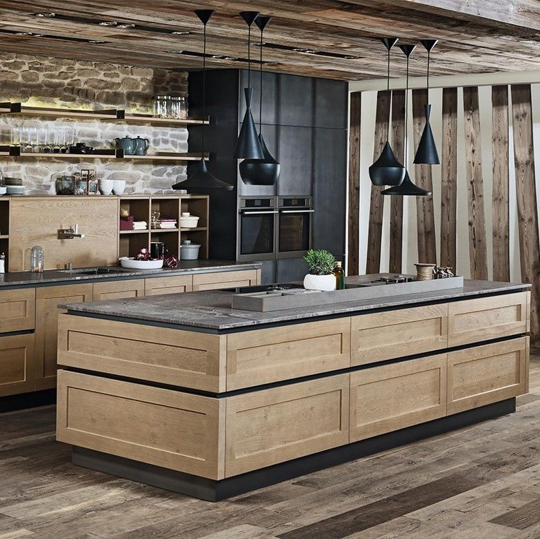 Armoire de cuisine personnalisée à l'intérieur pour villa/appartement