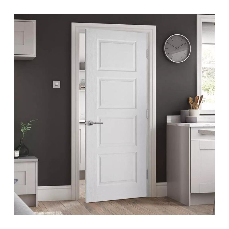 Porte de chambre en bois massif imperméable YALIG Porte intérieure en polymère de design professionnel