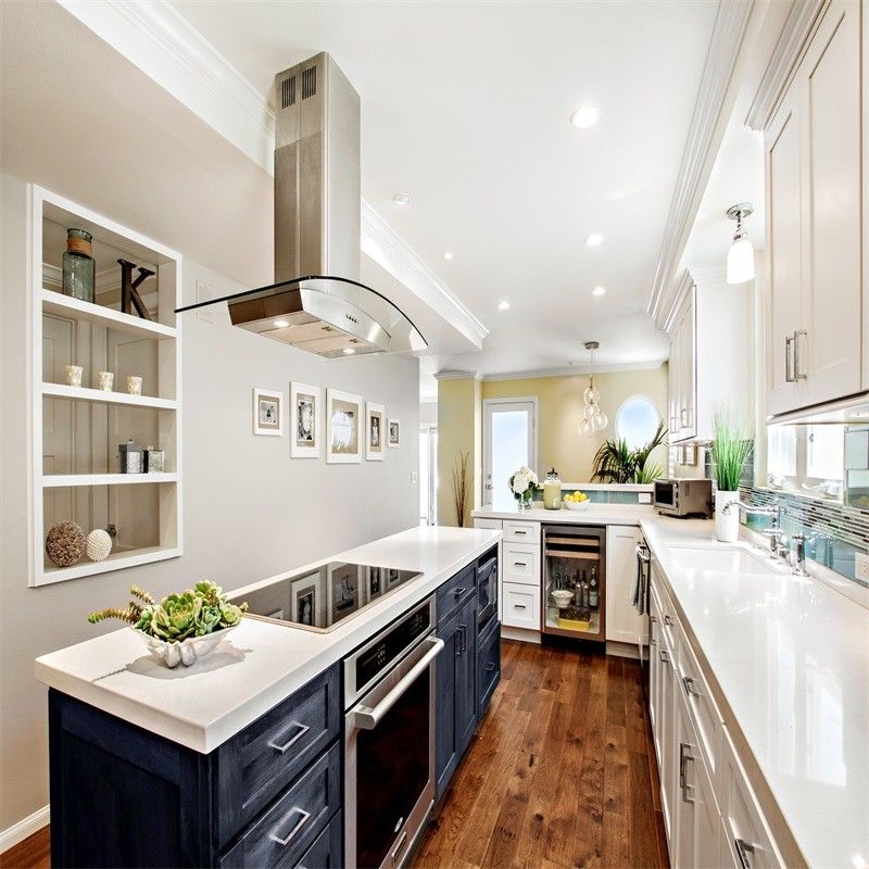 Armoire de cuisine en bois pour les cuisines italiennes modernes