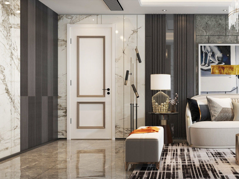 Avantage 100% protection de l'environnement YALIG Porte intérieure de luxe en bois pour les appartements
