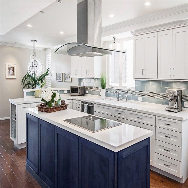 Armoire de cuisine en bois pour les cuisines italiennes modernes