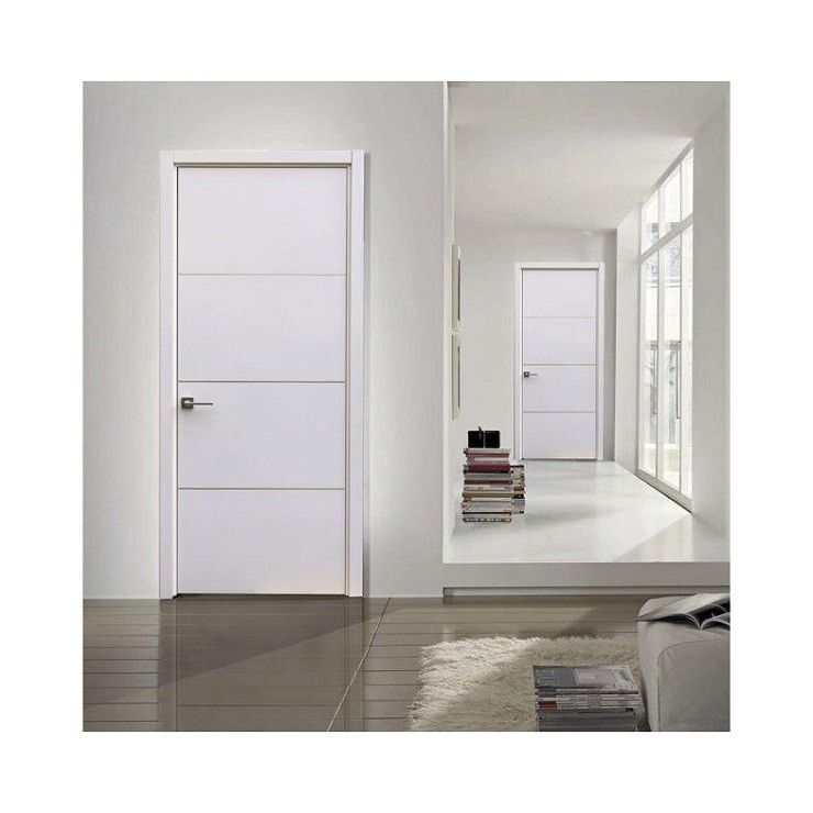 Porte en bois de luxe moderne pour une installation simple