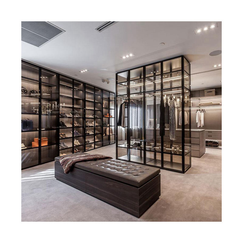 Accueil Villa Hôtel Appartement Armoire de meubles dans le style moderne avec carte MR HDF personnalisée