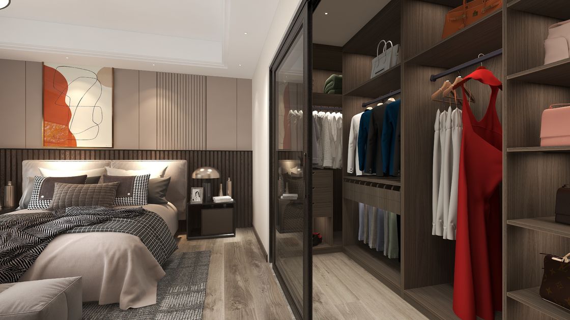 Armoire de chambre personnalisée pour les exigences de style moderne