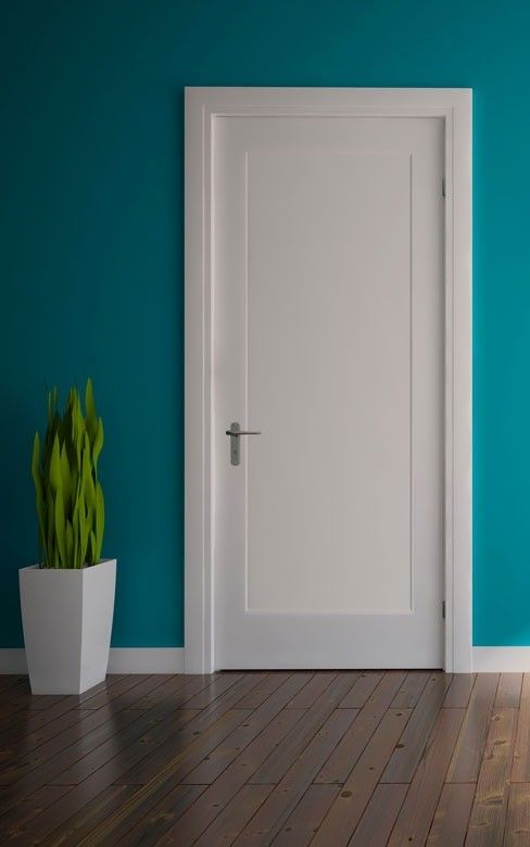 Porte en bois imperméable à l'eau personnalisée pour l'intérieur de la chambre de style moderne 190cm-210cm MDF