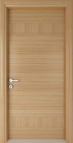 Porte en bois imperméable à l'eau personnalisée pour l'intérieur de la chambre de style moderne 190cm-210cm MDF