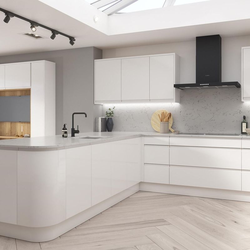 Armoires de cuisine modulaires populaires en bois massif Vintage meubles et accessoires de designers