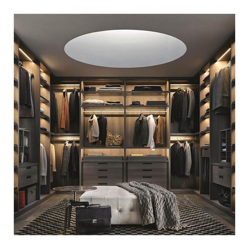Tableau MR HDF Style de design contemporain Armoire de rangement pour les meubles de chambre
