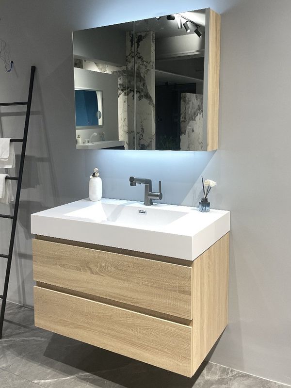 Slides de tiroir matériel de haute qualité pour salle de bain sur mesure avec matériel de carcasse MR-MDF