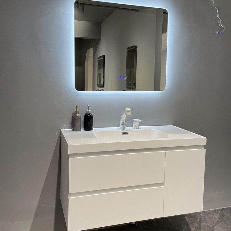 Fabriqué sur mesure haut de gamme de salle de bains européenne Cabinet miroir de vanité pour salle de bains moderne