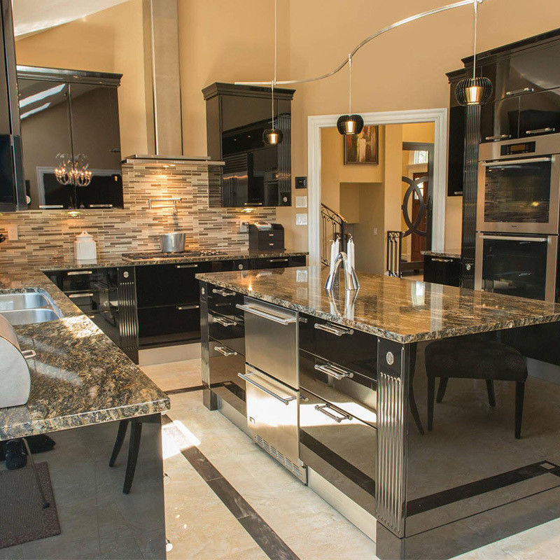 Meubles italiens très brillants en bois massif Luxe