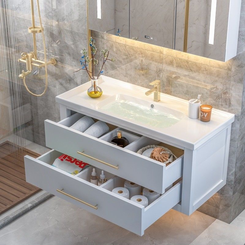 Fabriqué sur mesure haut de gamme de salle de bains européenne Cabinet miroir de vanité pour salle de bains moderne