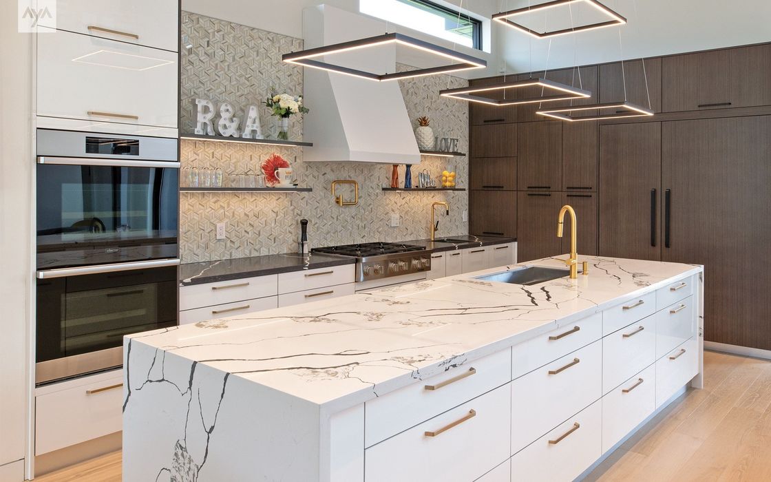 Armoire de cuisine en contreplaqué de taille personnalisée en Hdpe avec MDF