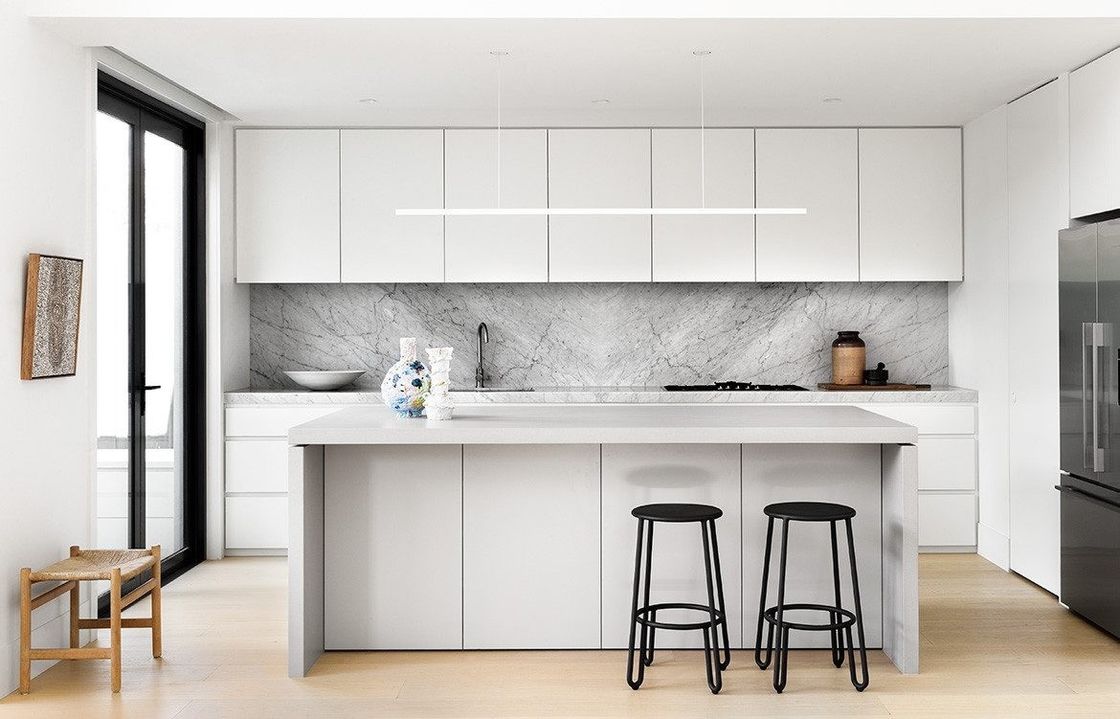Mdf Modulaire Asses Armoires modernes Ensembles en placage Finition pour les armoires de cuisine Bunnings