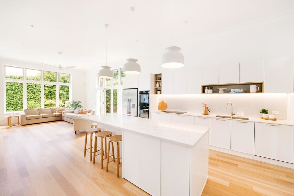 Mdf Modulaire Asses Armoires modernes Ensembles en placage Finition pour les armoires de cuisine Bunnings