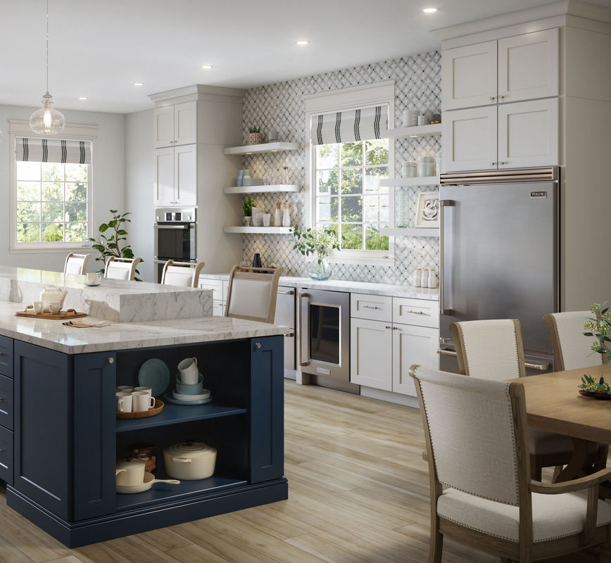 Armoire de cuisine en bois massif personnalisé pour le commerce et la maison