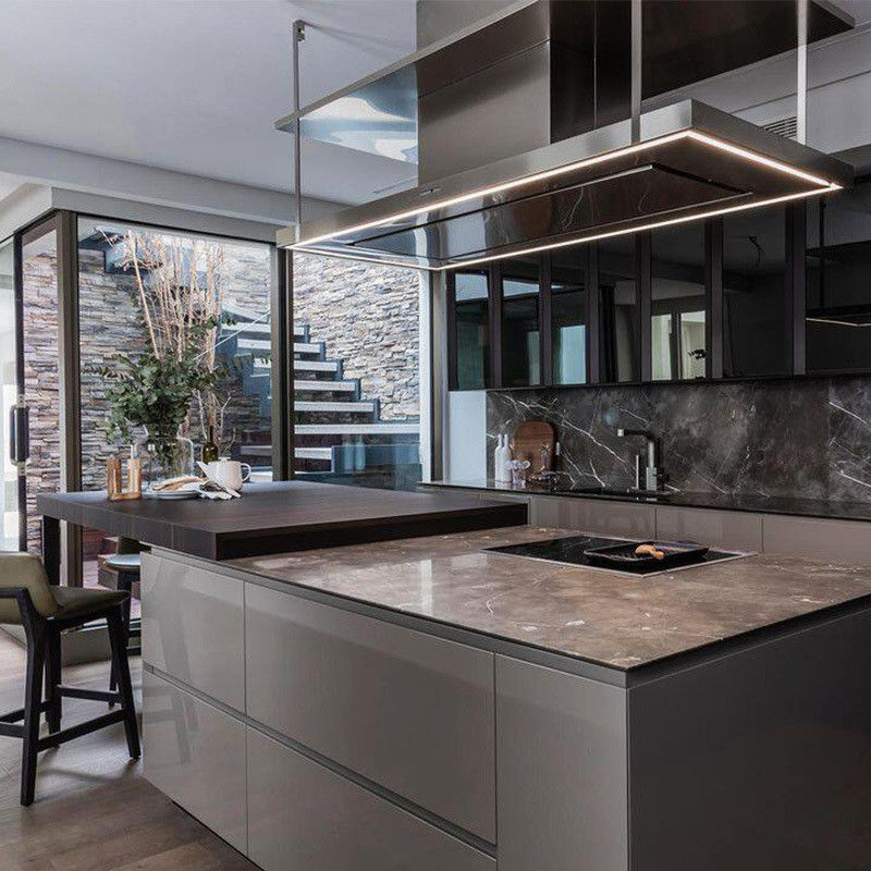 Armoire de cuisine à l'épreuve de l'eau à l'épreuve du feu pour meubles populaires
