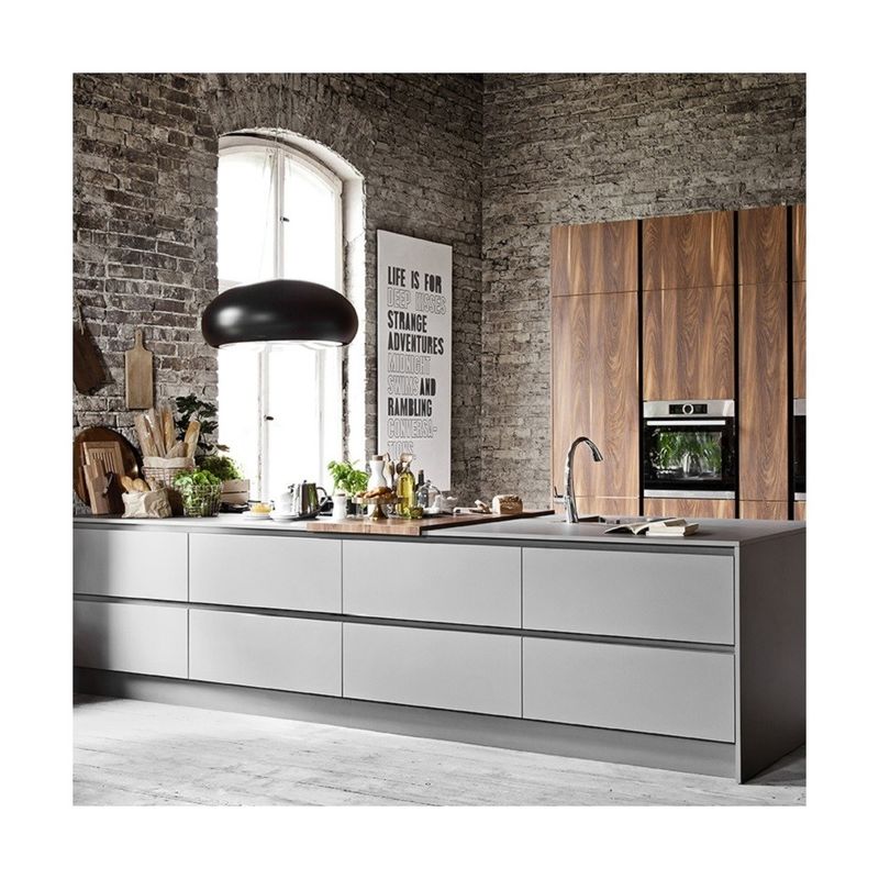 Armoire murale de cuisine à l' épreuve de l' eau de conception moderne de style mat