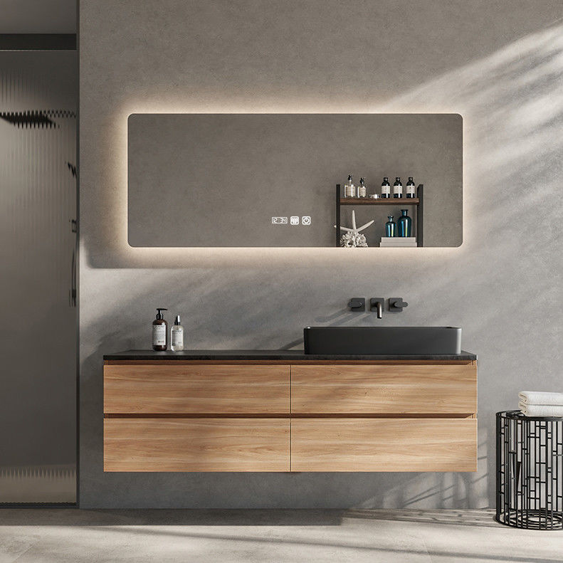 Moderne CAD / 3D Design murale montée double évier vanités de salle de bain pour le style américain