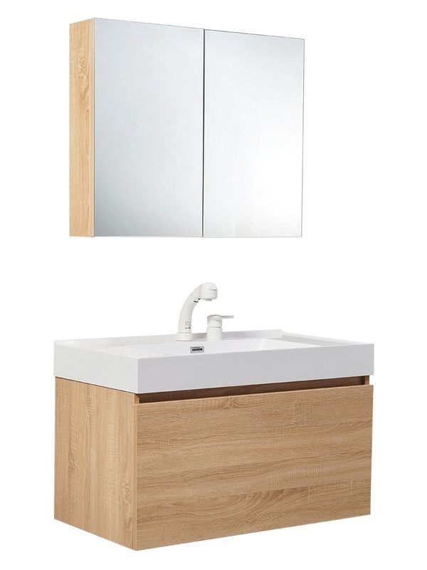 Draguer glissières Meubles de style euro Murs suspendus Double évier Armoire bassin salle de bains Vanity Set