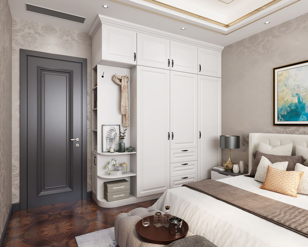 Armoire en bois imperméable à l'eau pour chambres à coucher de YALIG