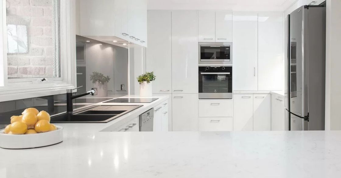 Armoire de cuisine à domicile moderne à l'épreuve de l'eau à l'épreuve du feu