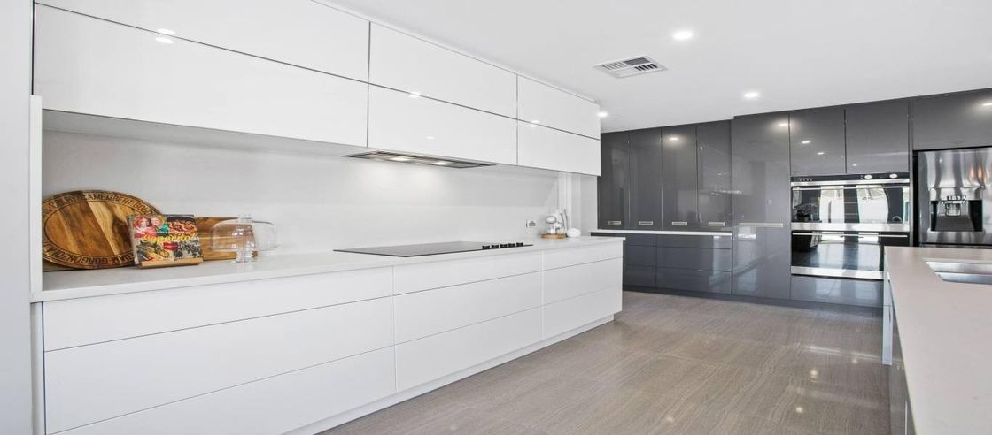 Armoire de cuisine à domicile moderne à l'épreuve de l'eau à l'épreuve du feu