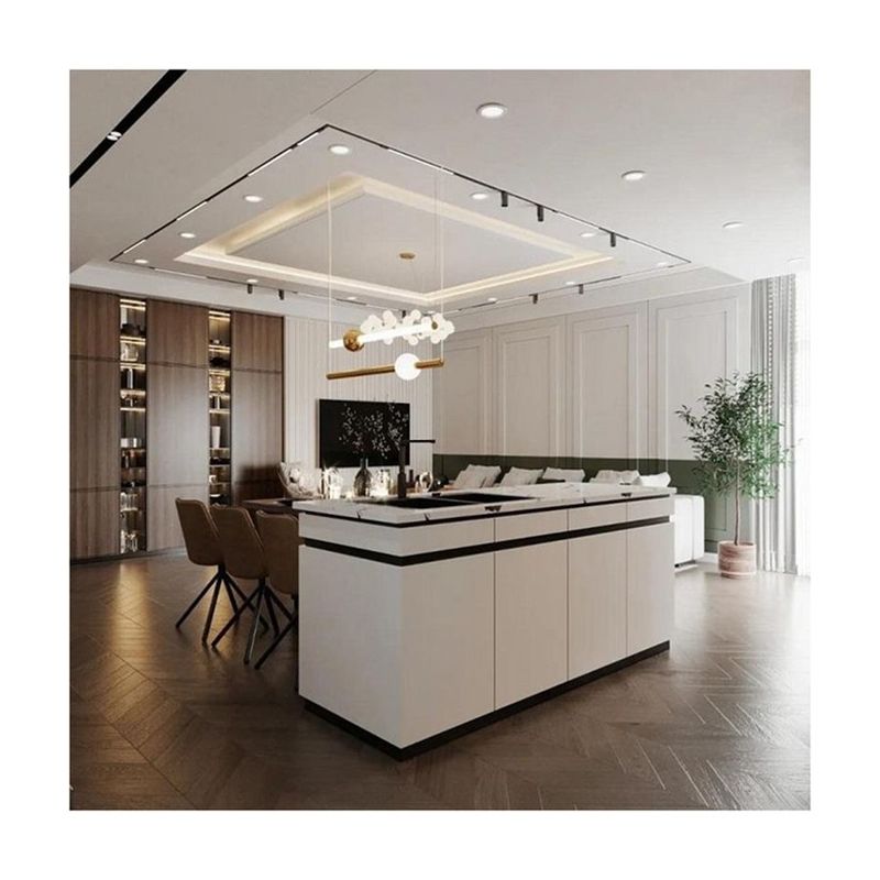 Armoire de cuisine mobile tout-en-un de style moderne