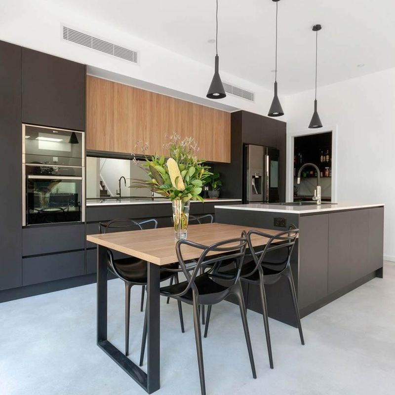 Ensemble de meubles de cuisine ODM / OEM Conception MDF personnalisée pour les maisons modernes aux Philippines