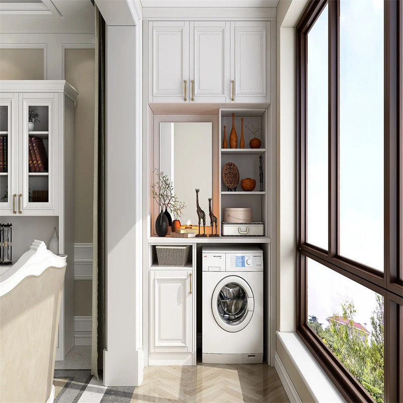 YALIG Armoire de linge extérieure personnalisée Meubles pour la maison Armoires à linge avec bassin en option