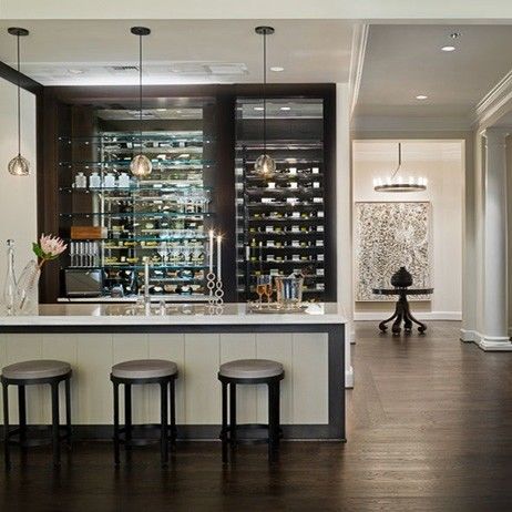 Armoire à vin en bois pour meubles de salon