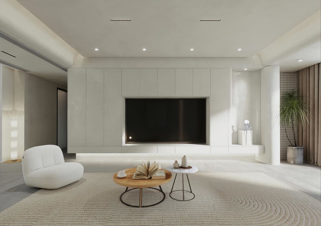 2022 Intérieur intérieur Cabinet de télévision en bois Stand avec fonction de stockage et taille personnalisée