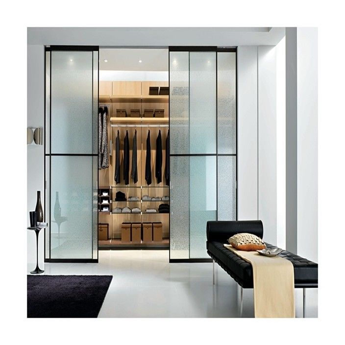 Armoire de rangement de supermarché avec fonctionnalité de porte coulissante en verre personnalisée