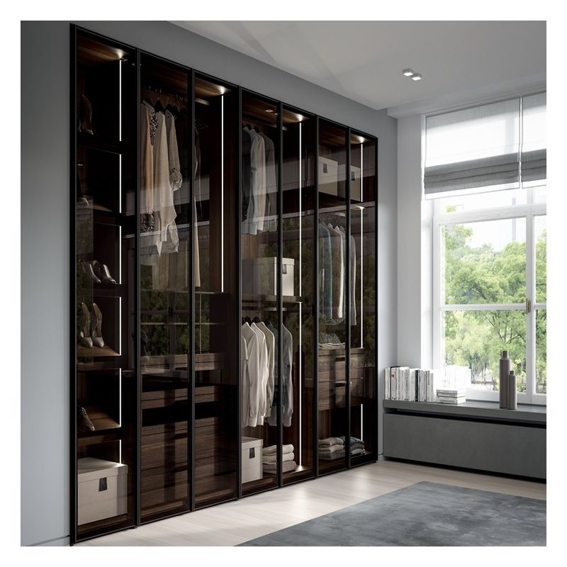 Armoire de rangement de supermarché avec fonctionnalité de porte coulissante en verre personnalisée