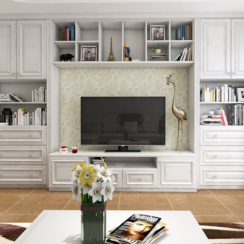 Ligne propre Armoire de rangement pour le salon Meubles de salon