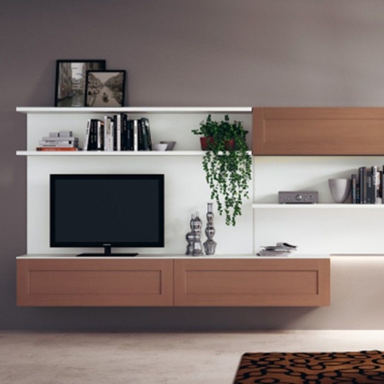 Ligne propre Armoire de rangement pour le salon Meubles de salon