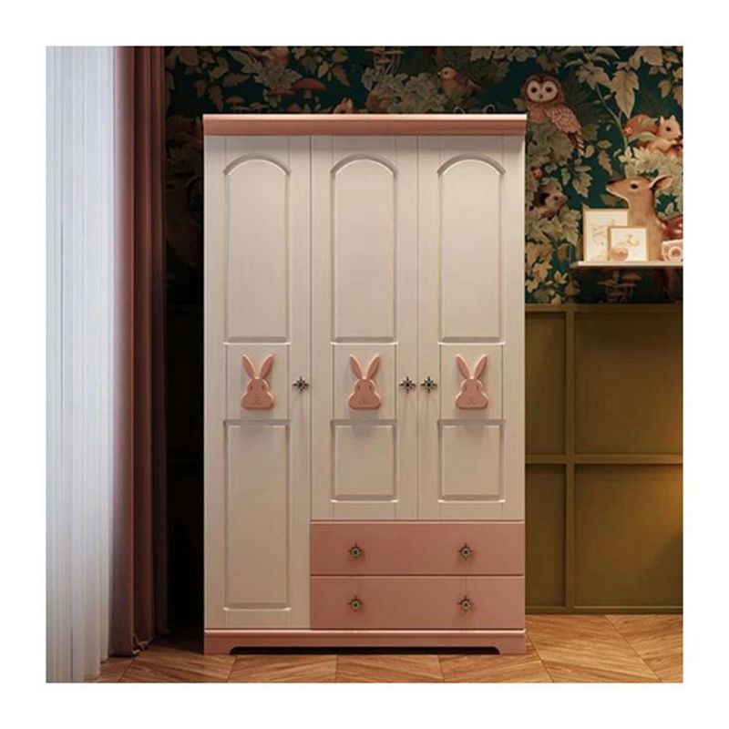 Décoration d'animaux mignons Armoire en bois massif pour les meubles de maison et le design écologique