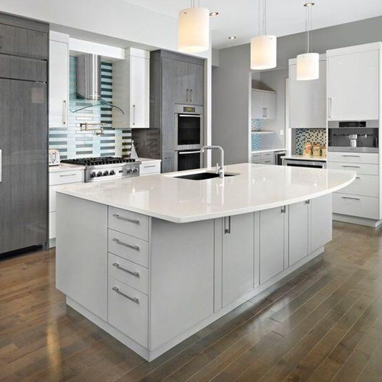 Accueil Modern Flat Pack Smart Cuisine Pantry Modulaire meubles de cuisine Armoires pour la villa