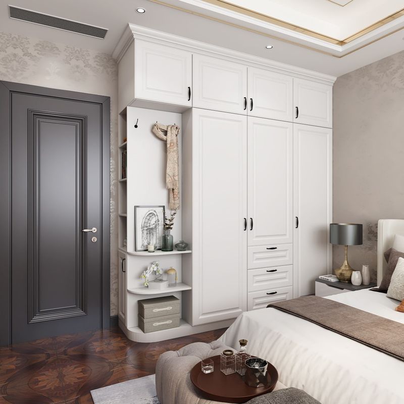 Caractéristique de résistance à l'humidité et le style du panneau en bois pour la garde-robe de chambre haute qualité en bois