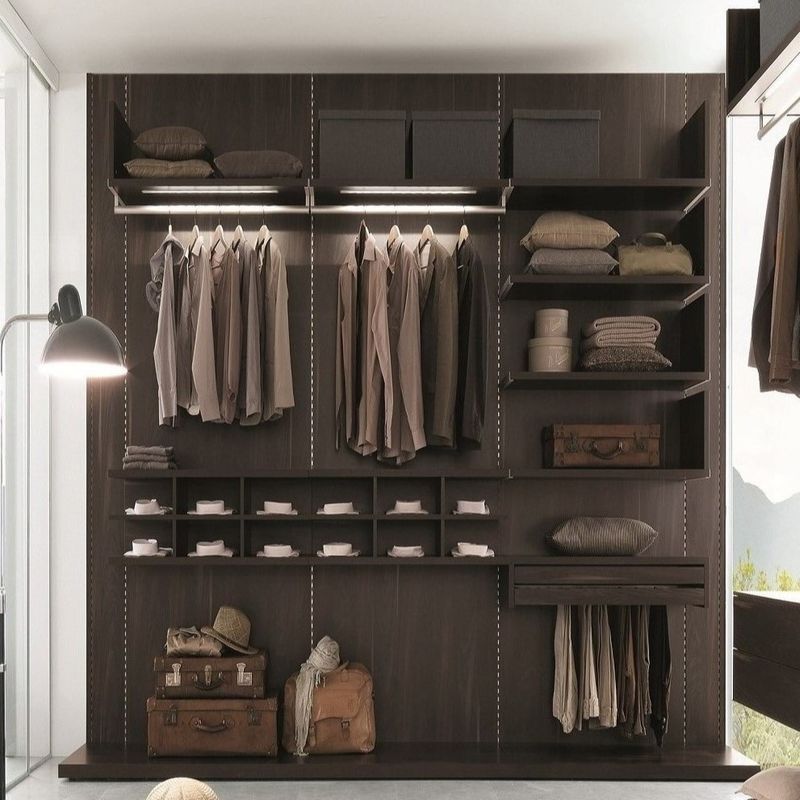 Emballage du courrier N Armoires de chambre haute qualité avec un matériau moderne MR HDF Board