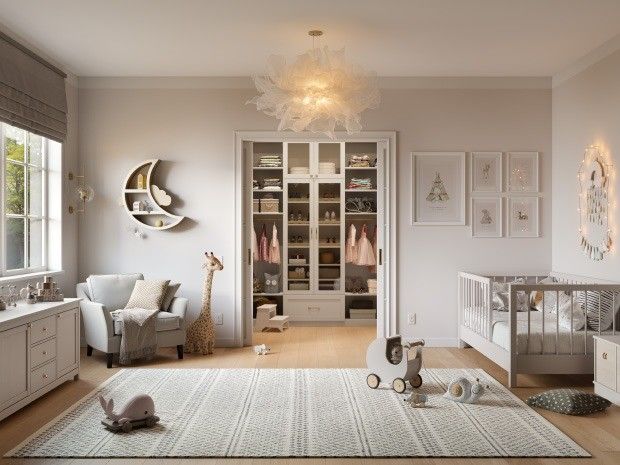 Emballage du courrier N Armoires de chambre haute qualité avec un matériau moderne MR HDF Board