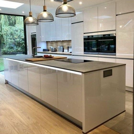 Porte finie en placage Armoire de cuisine moderne complète avec évier de Turquie