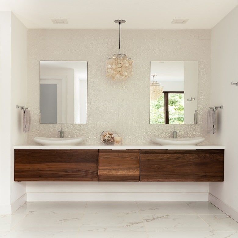 Couleur personnalisée double évier design ardoise armoires de salle de bain et vanités