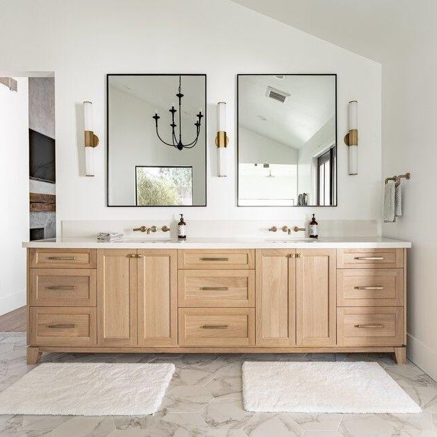 30-48 pouces MDF armoire debout vanité salle de bain chinoise vanité avec évier et miroir